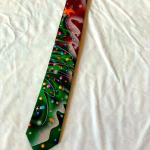 J Garcia Christmas Tree tie